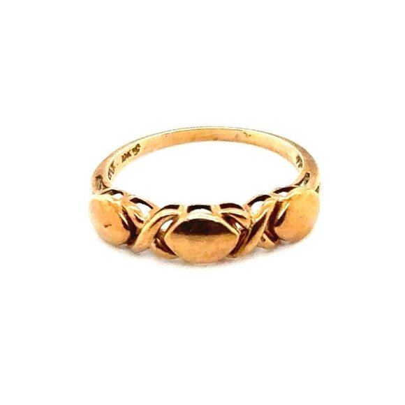 10K Gold XOXO Ring - Picture 1 of 5